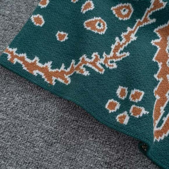 Rhude Brown Jacquard Logo Knit Shorts Green - Picture 10 of 12